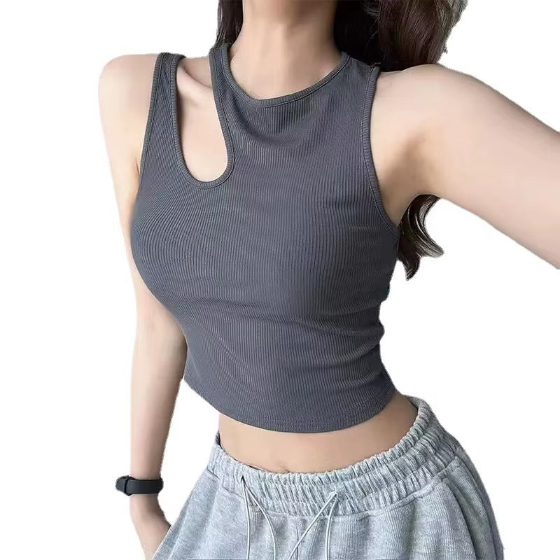 Women Summer Dance Tank Tops Racerback Sleeveless Ballet Gymnastics Dancewear