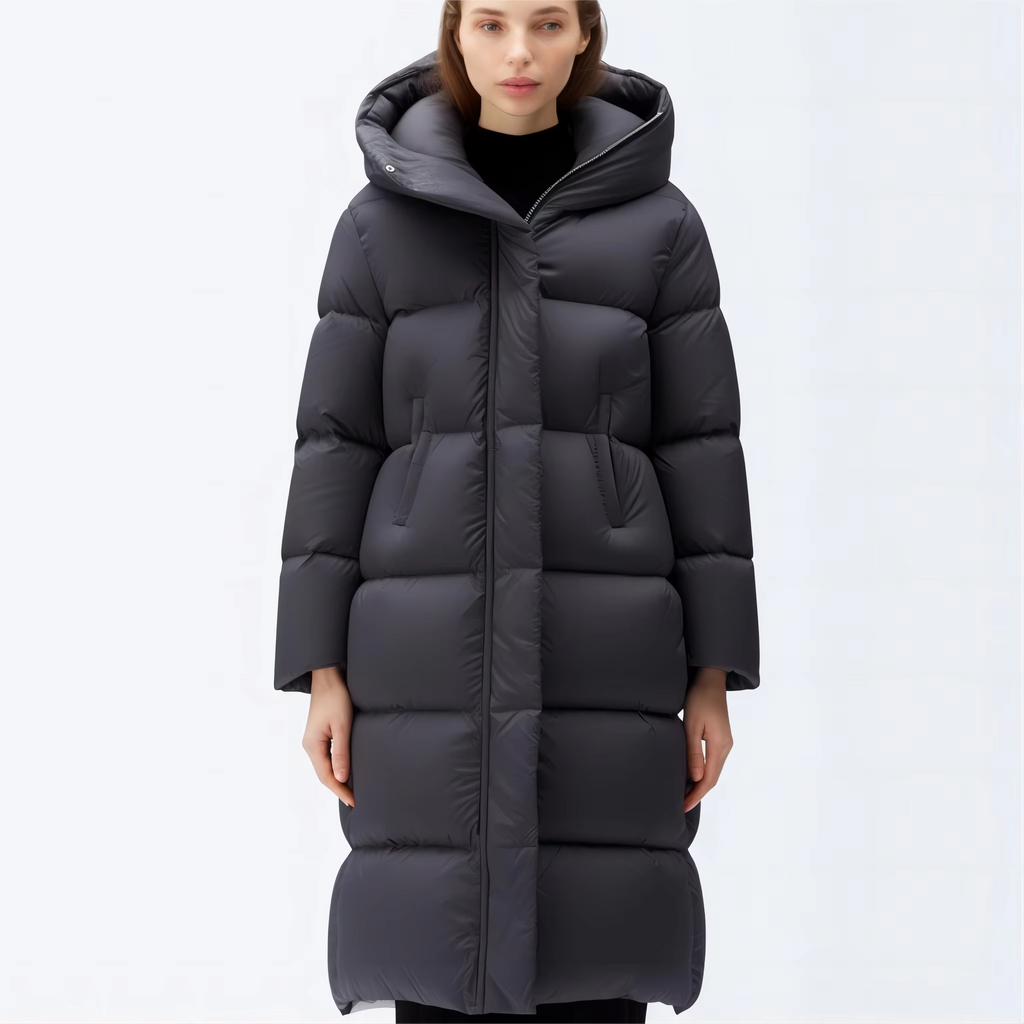 Fashion Womens Puffer Light Weight Windbreaker Thick Lady Down Jacket