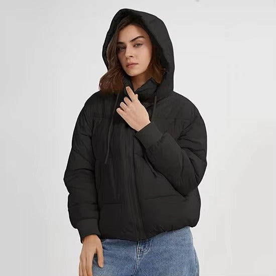 Custom Women Windproof Outerwear Goose Puffer Jacket Woman