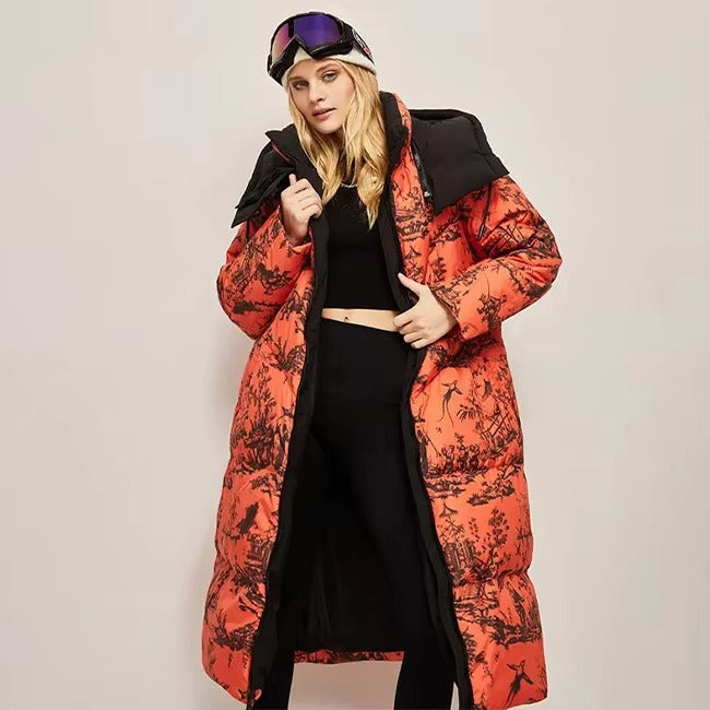 Custom Wholesale Custom Color Down Coat High Neck Hooded High Quality Puffer Jacket